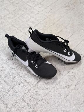 Nike Vapor Edge Speed 360 2 Football Cleats Black White Mens 15 DA5455-001 NEW